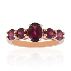 Anello in argento con Rodolite