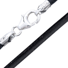 Cordino in pelle - 45 cm