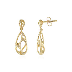 Orecchini in argento con Diamante I2 (J)