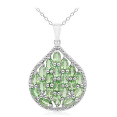 Collana in argento con Tsavorite