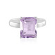 Anello in argento con Ametista Rose de France