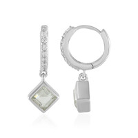 Orecchini in argento con Ametista Verde