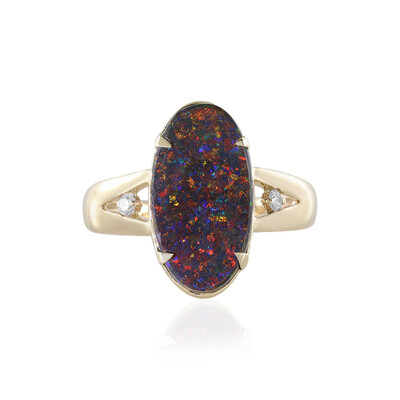 Anello in oro con Opale Matrice Andamooka (AMAYANI)