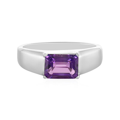 Anello in argento con Ametista Uruguay