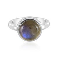 Anello in argento con Labradorite Blu Maniry (KM by Juwelo)