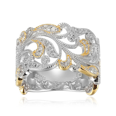 Anello in argento con Diamante I3 (I)