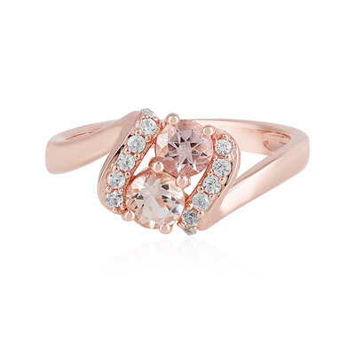 Anello in argento con Morganite