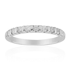 Anello in argento con Diamante SI1 (G)