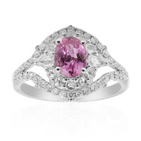 Anello in oro con Zaffiro Rosa (CIRARI)