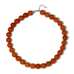 Collana in argento con Avventurina Rossa