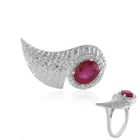 Anello in argento con Rubino Bemainty
