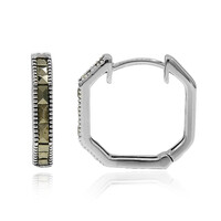 Orecchini in argento con Marcassite (Annette classic)