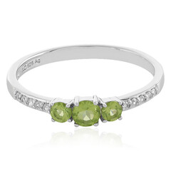 Anello in argento con Peridoto
