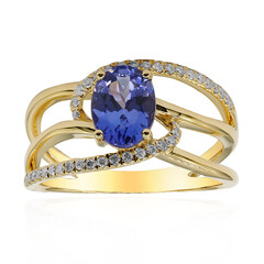 Anello in oro con Tanzanite AAA (CIRARI)
