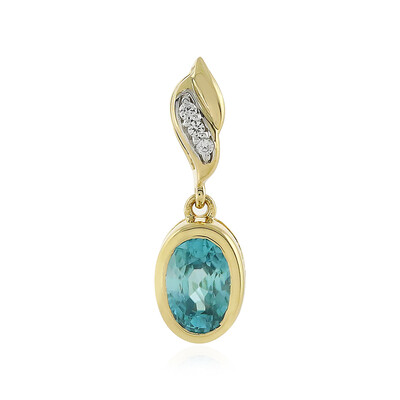 Ciondolo in oro con Zircone Ratanakiri (La Revelle)
