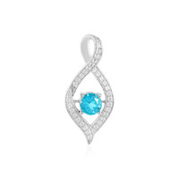 Ciondolo in argento con Topazio Paraiba