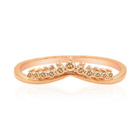 Anello in oro con Diamante Rose de France SI1 di Argyle