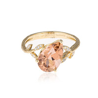 Anello in oro con Tormalina Neon del Congo (Smithsonian)