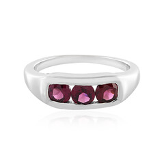 Anello in argento con Rodolite