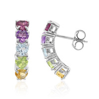 Orecchini in argento con Rodolite