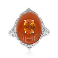 Anello in oro con Granato Mandarino (Smithsonian)
