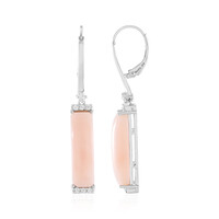 Orecchini in argento con Opale Rosa