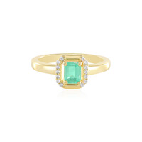 Anello in argento con Smeraldo Russo