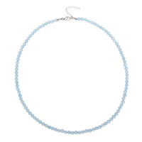 Collana in argento con Acquamarina