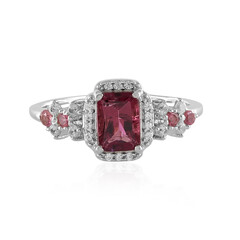 Anello in argento con Tormalina Rosa Nigeriana