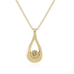 Collana in argento con Diamante Cioccolato I2