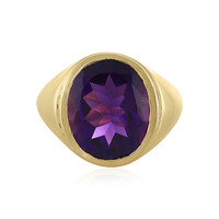 Anello in argento con Ametista Zambiana