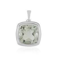 Ciondolo in argento con Ametista Verde