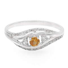 Anello in argento con Zaffiro Giallo