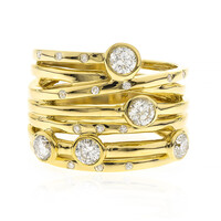 Anello in oro con Diamante I1 (H) (CIRARI)