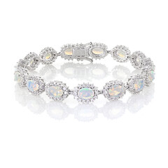 Bracciale in argento con Opale di Welo