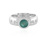 Anello da uomo in argento con Grandidierite