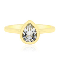Anello in argento con Topazio Bianco