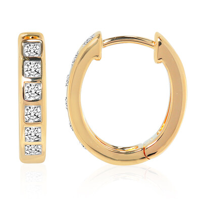 Orecchini in oro con Diamante IF (D) (Annette)