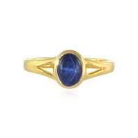 Anello in argento con Zaffiro Stellato Blu