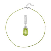 Parure in argento con Peridoto
