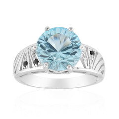 Anello in argento con Topazio Blu Cielo