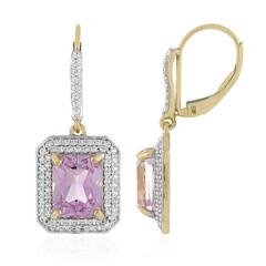 Orecchini in oro con Kunzite (La Revelle)