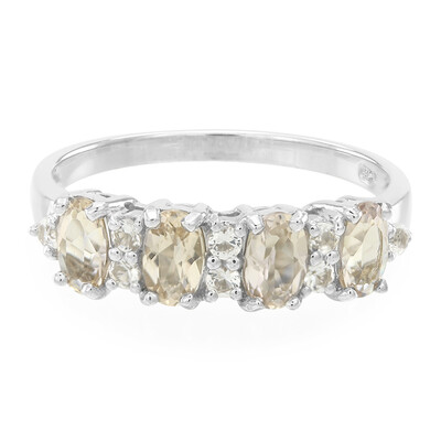 Anello in argento con Citrino