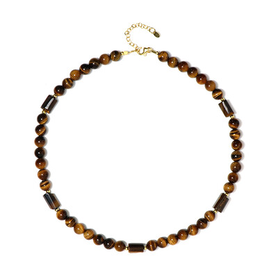 Collana in argento con Occhio di Tigre