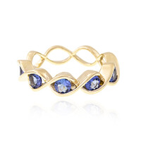 Anello in oro con Tanzanite AAA (de Melo)