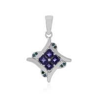 Ciondolo in argento con Iolite