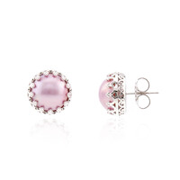 Orecchini in argento con Perla Mabe (Dallas Prince Designs)