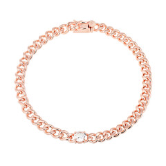 Bracciale in argento con Topazio Bianco