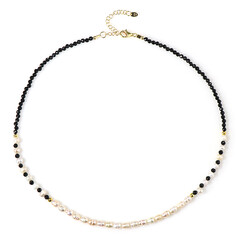 Collana in argento con Ematite Dorata (Riya)