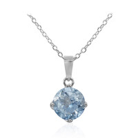 Collana in argento con Topazio Mistico Azzurro